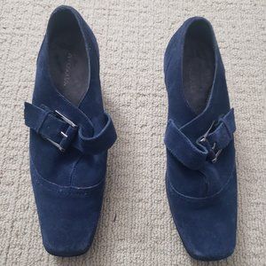 Aerosoles Navy Suede Shoes, size 9